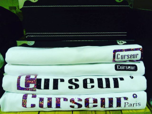 T-shirts imprimés pour Curseur paris